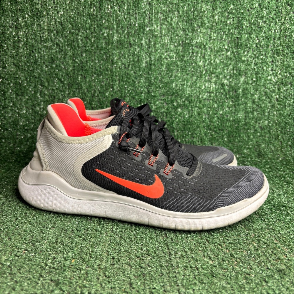 Nike Free RN 2018‎ Running Lightweight Sneaker Black Orange Mens 8(Womens 9.5)